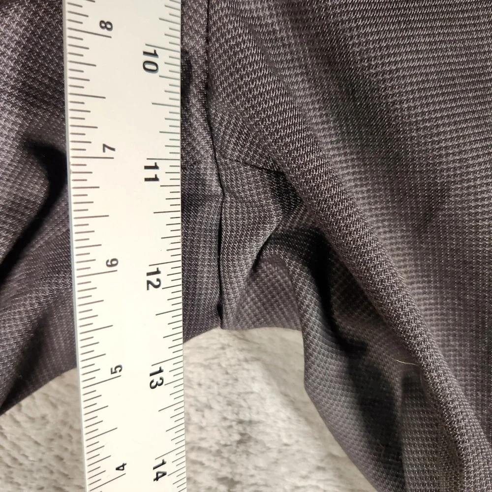 Ralph‎ Lauren Dress Pants Mens 40x30 Grey Excellent Flat Front Micro Pattern